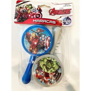 Marvel Avengers Maracas Birthday Party Favors Toys 2 Piece New